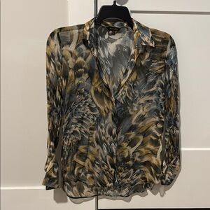 Women's Multicolor Patterned Blouse